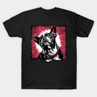 Retro Art Boston Terrier Dog Lover T-Shirt